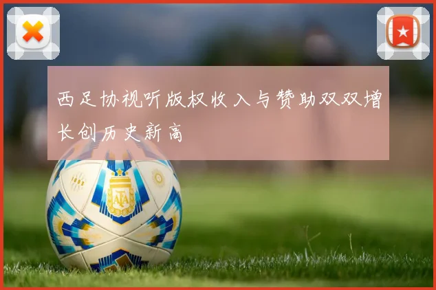 西足协视听版权收入与赞助双双增长创历史新高