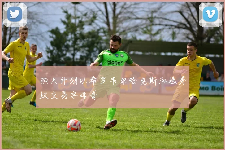 热火计划以希罗韦尔哈克斯和选秀权交易字母哥
